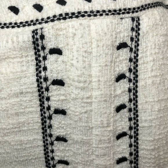 Anthropologie Dolan Left Coast Embroidered Tulley Textured Mini Skirt XS RV $98 - Picture 7 of 10